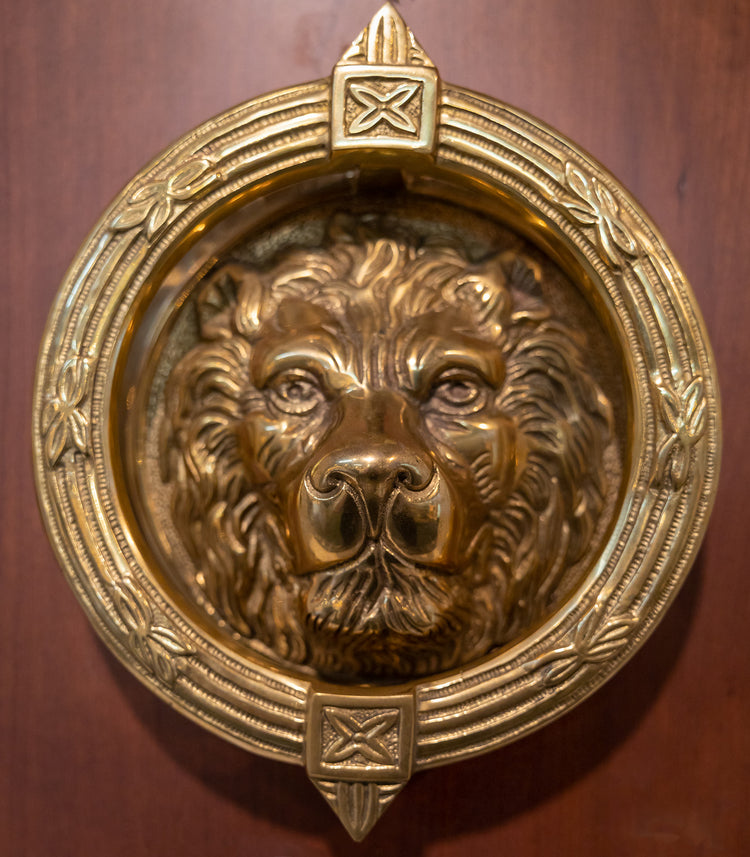 Lion Head Doorknocker Large
