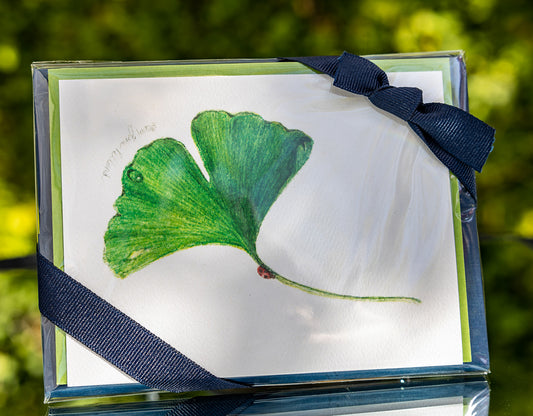 Ginkgo Leaf Note Cards