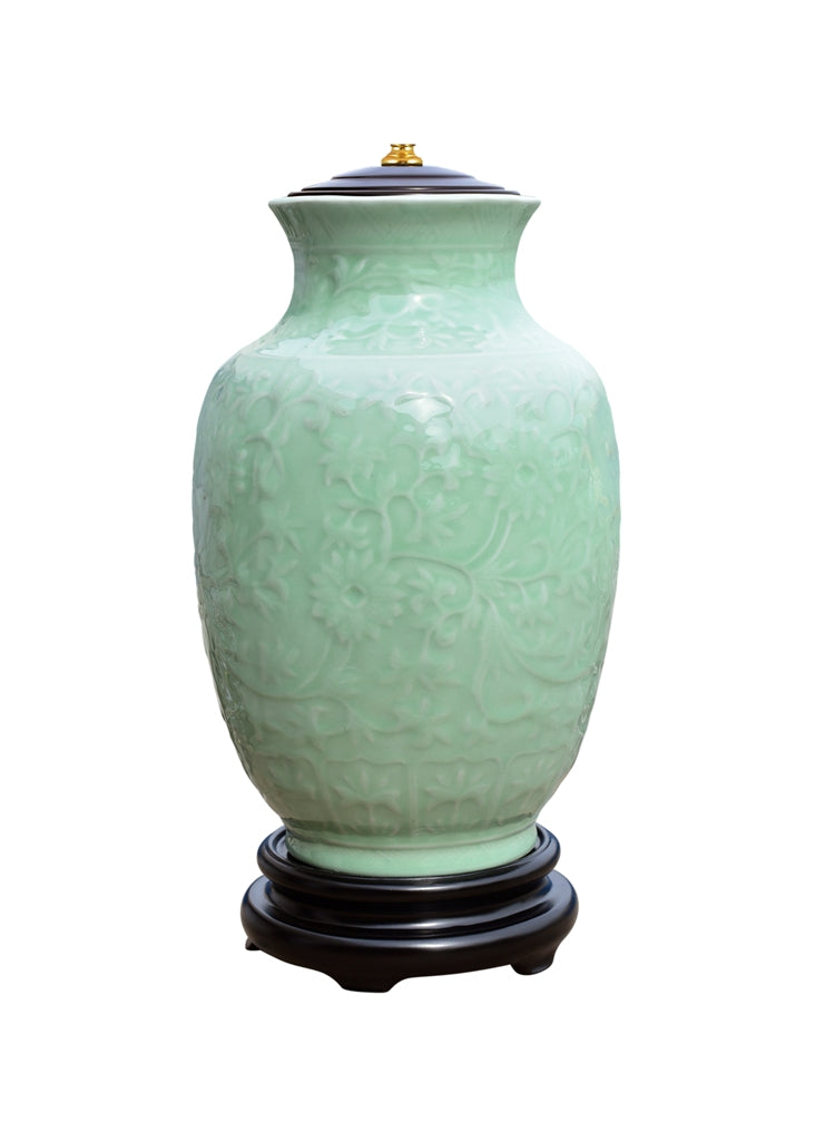 Celadon Vase Lamp