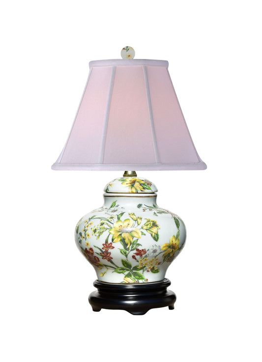 Chrysanthemum Jar Lamp
