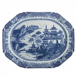 Blue Canton Medium Platter