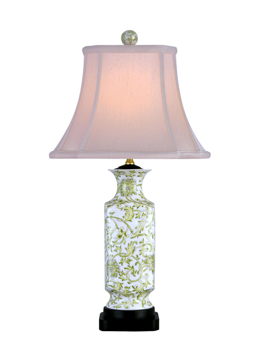 Lemon Green Vase Lamp